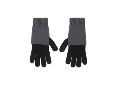MM6 Maison Margiela Women's Gloves "Black/Gray"
