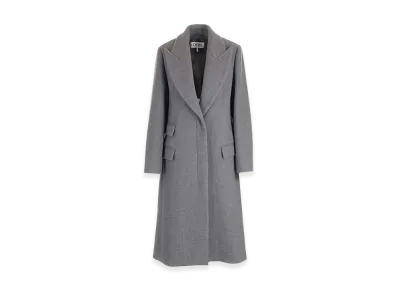 LOEWE Women's Wool And Cashmere Long Coat "Gray"