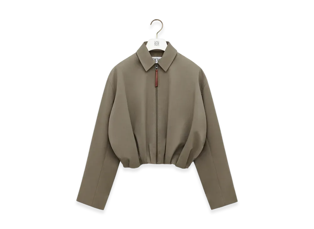 LOEWE Draped Jacket "Khaki Brown"