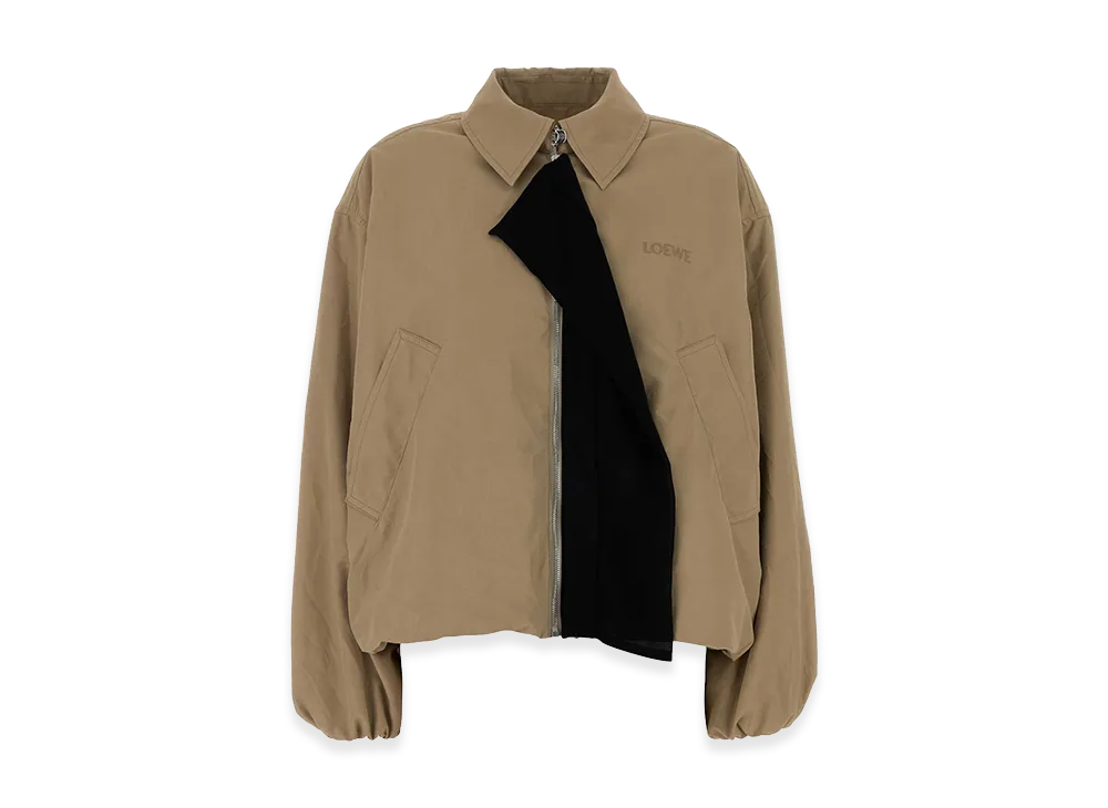 LOEWE Women's Polyester Jacket "Light Beige"