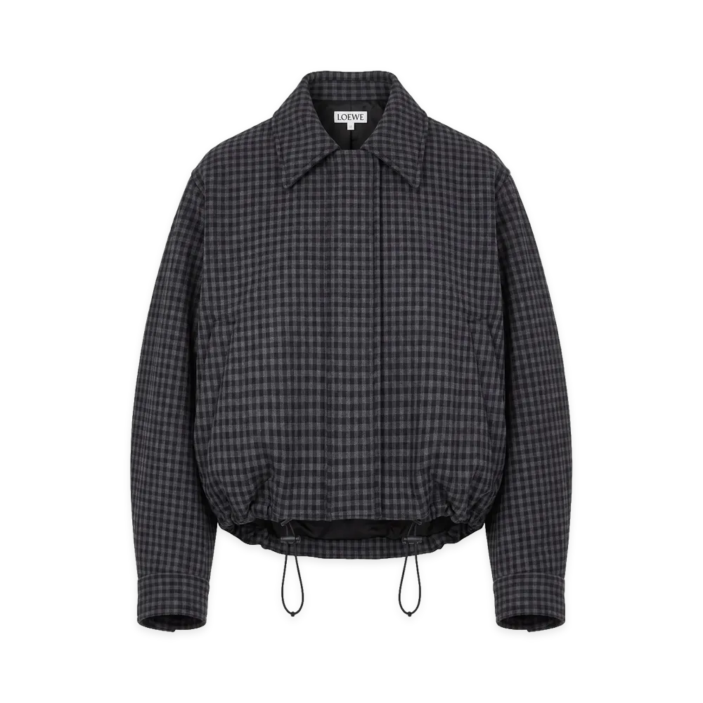 LOEWE Women's Drawstring Jacket "Blue/Black"