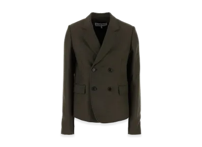 LOEWE Women's Wool Blazer "Brown"