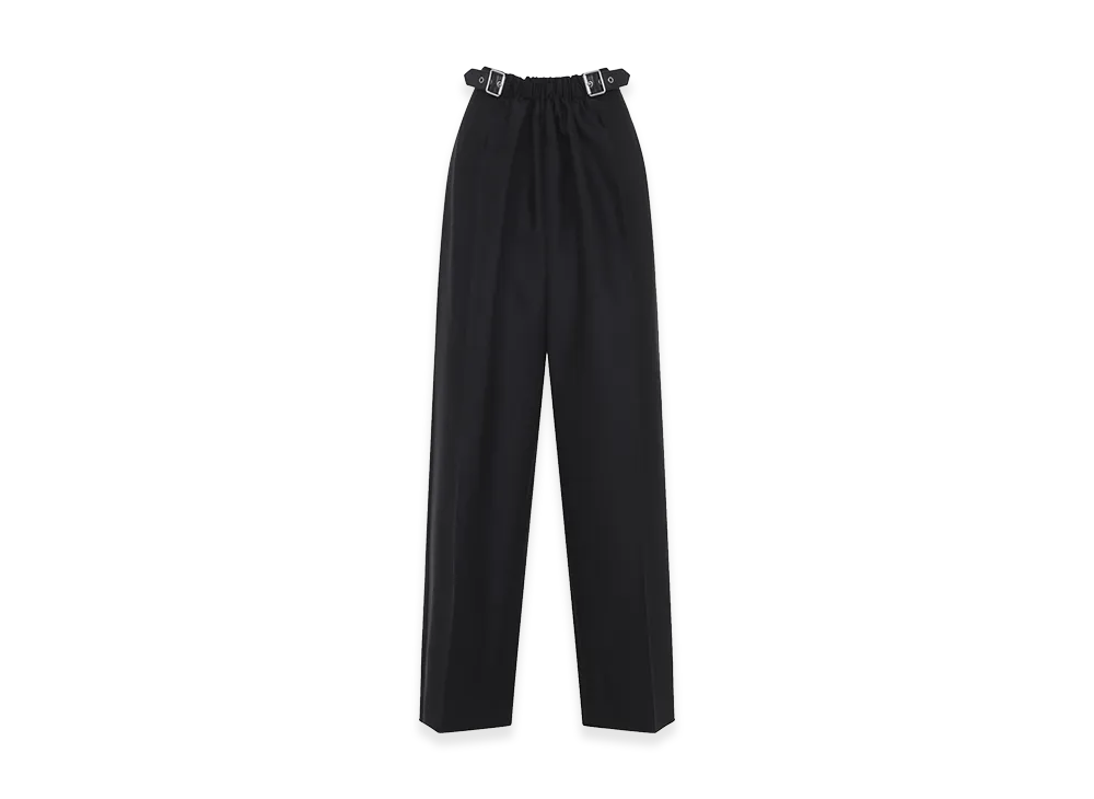 LOEWE Women's Wool And Silk Trousers "Black"