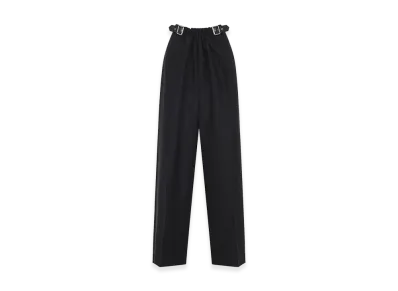 LOEWE Women's Wool And Silk Trousers "Black"