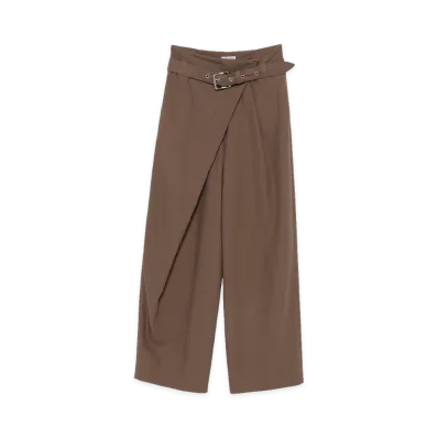 LOEWE Women's Trousers "Brown"