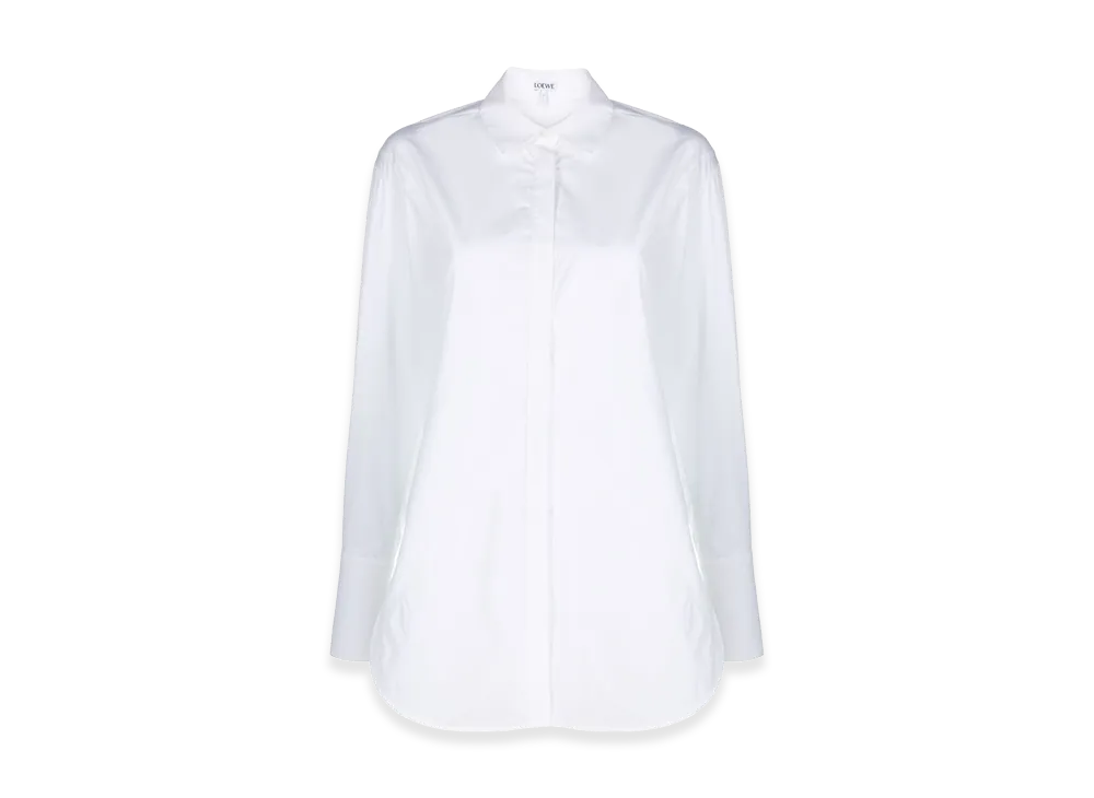 LOEWE Women's Puzzle Fold Shirt "White"