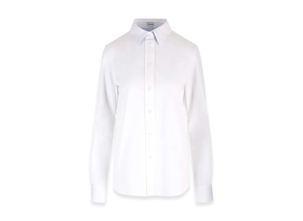 LOEWE Women's Cotton Twill Shirt "White"