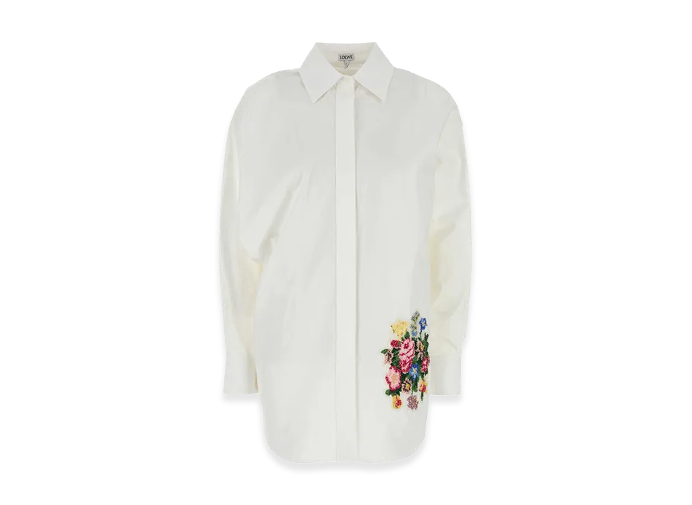 LOEWE Women's Poplin Shirt "White"