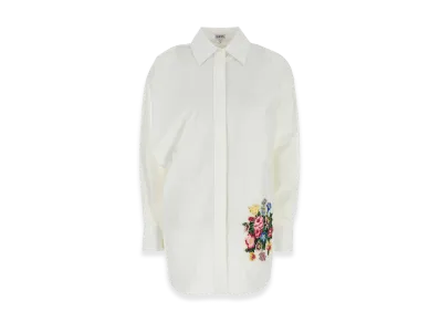 LOEWE Women's Poplin Shirt "White"