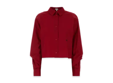LOEWE Women's Poplin Shirt "Red"