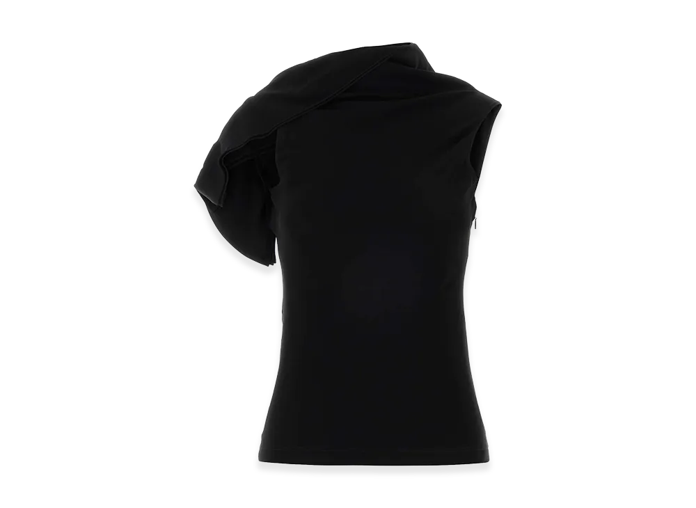 LOEWE Women's Stretch Cady Top "Black"
