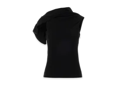 LOEWE Women's Stretch Cady Top "Black"