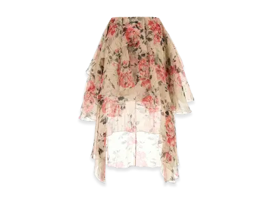 LOEWE Women's Printed Silk Skirt "Multicolor"