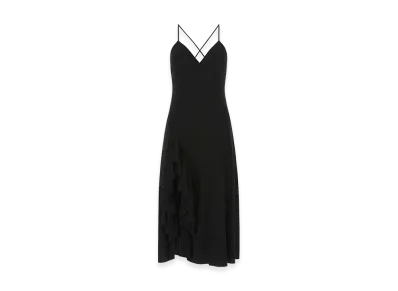 LOEWE Women's Stretch Viscose Dress "Black"