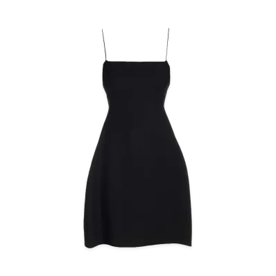 LOEWE Women's Silk And Wool Crepe Dress "Black"