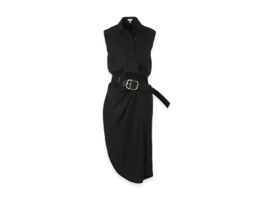 LOEWE Women's Belted Dress "Black"