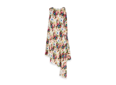 LOEWE Women's Printed Silk Dress "Multicolor"