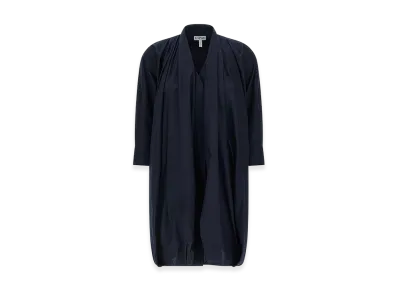 LOEWE Women's Draped Dress "Blue"