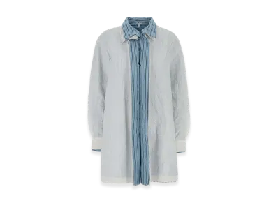 LOEWE Women's Cotton Blend Shirt Dress "White"