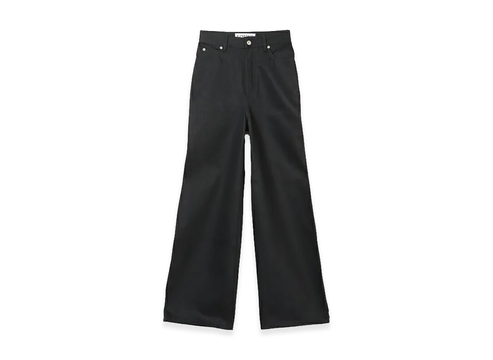 LOEWE Women's High-Waisted Regular Fit Jeans "Black"
