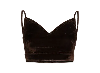 LOEWE Women's Velvet Top "Brown"