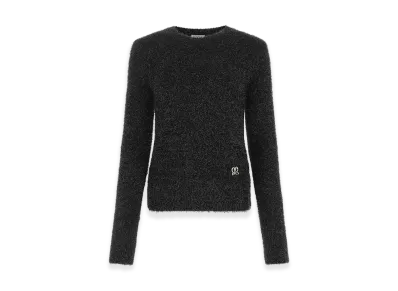 LOEWE Women's Stretch Viscose Blend Sweater "Black"