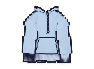 LOEWE Women's Pixelated in Technical Knit "Light Blue"