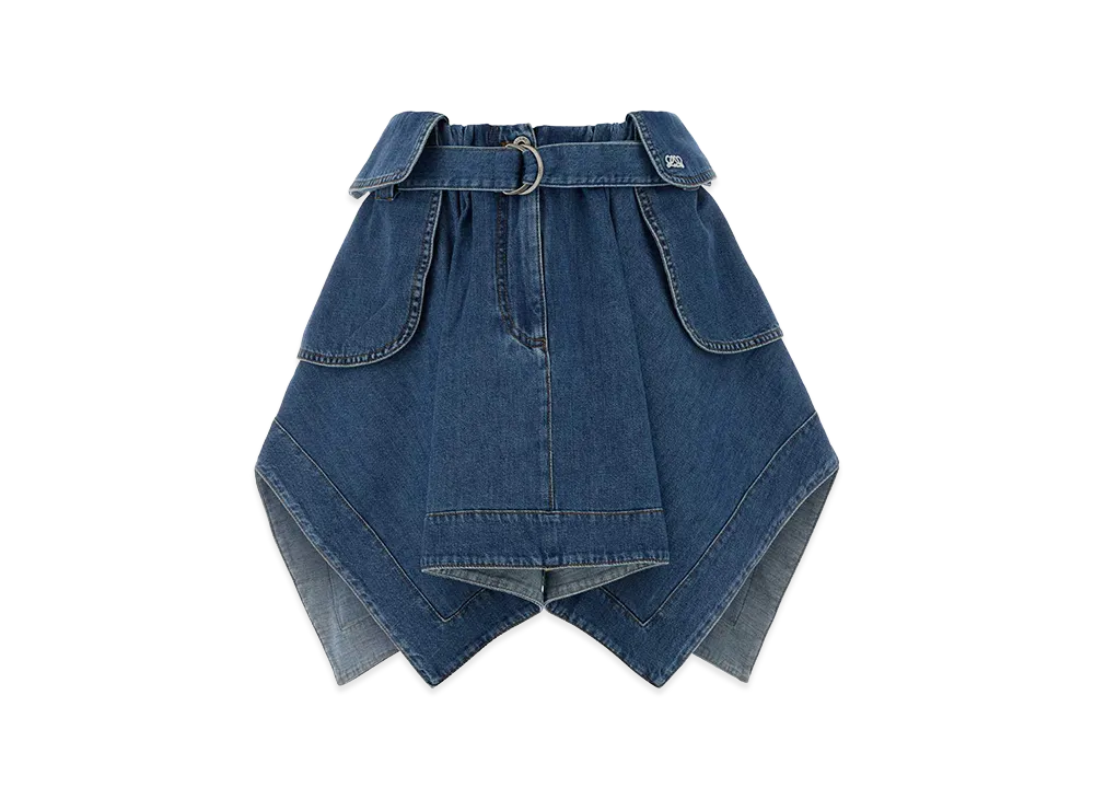 LOEWE Women's Denim Skirt "Light Blue"