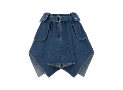 LOEWE Women's Denim Skirt "Light Blue"