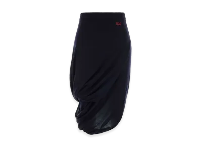 LOEWE Women's Wool Blend Skirt "Dark Blue"