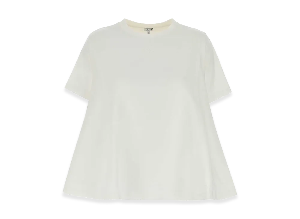 LOEWE Women's Cotton Blend Tee "White"