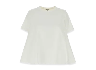 LOEWE Women's Cotton Blend Tee "White"
