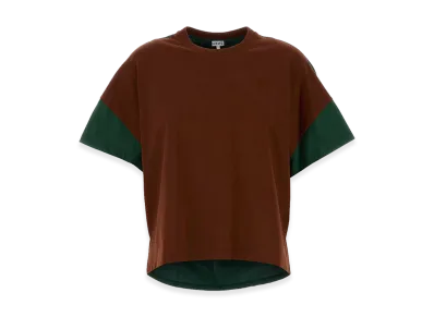 LOEWE Women's Cotton And Silk Tee "Multicolor"