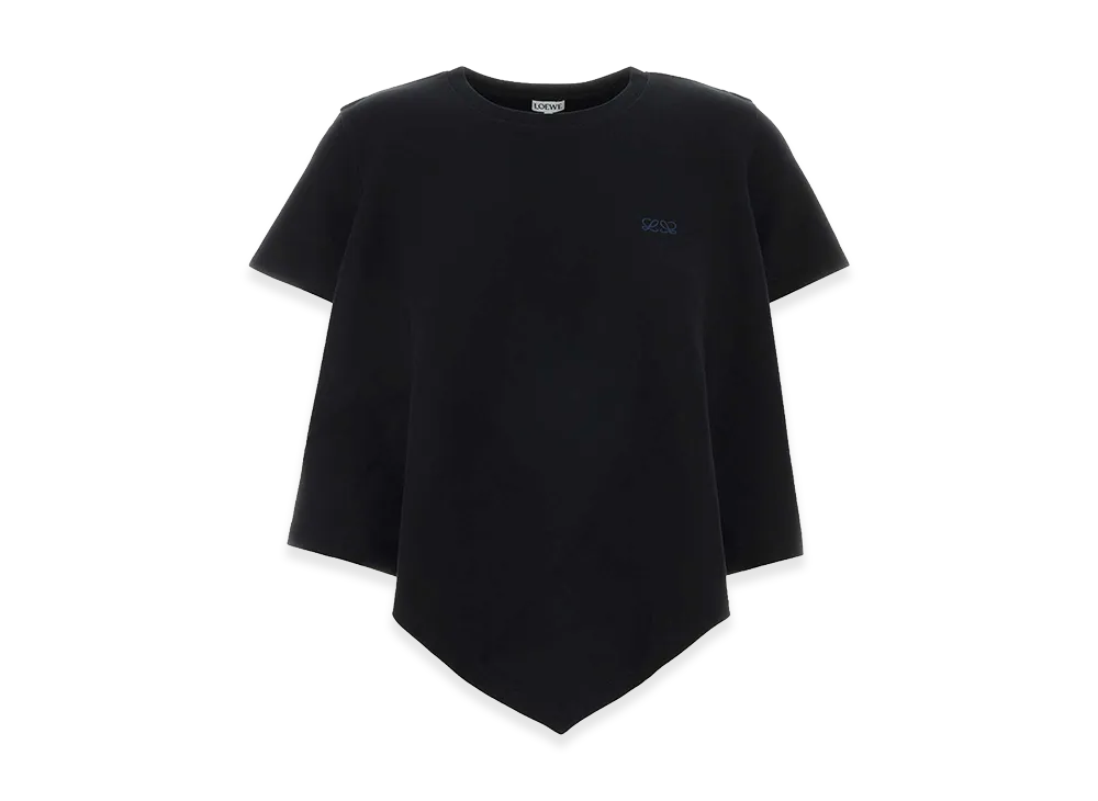 LOEWE Women's Cotton Blend Tee "Black"