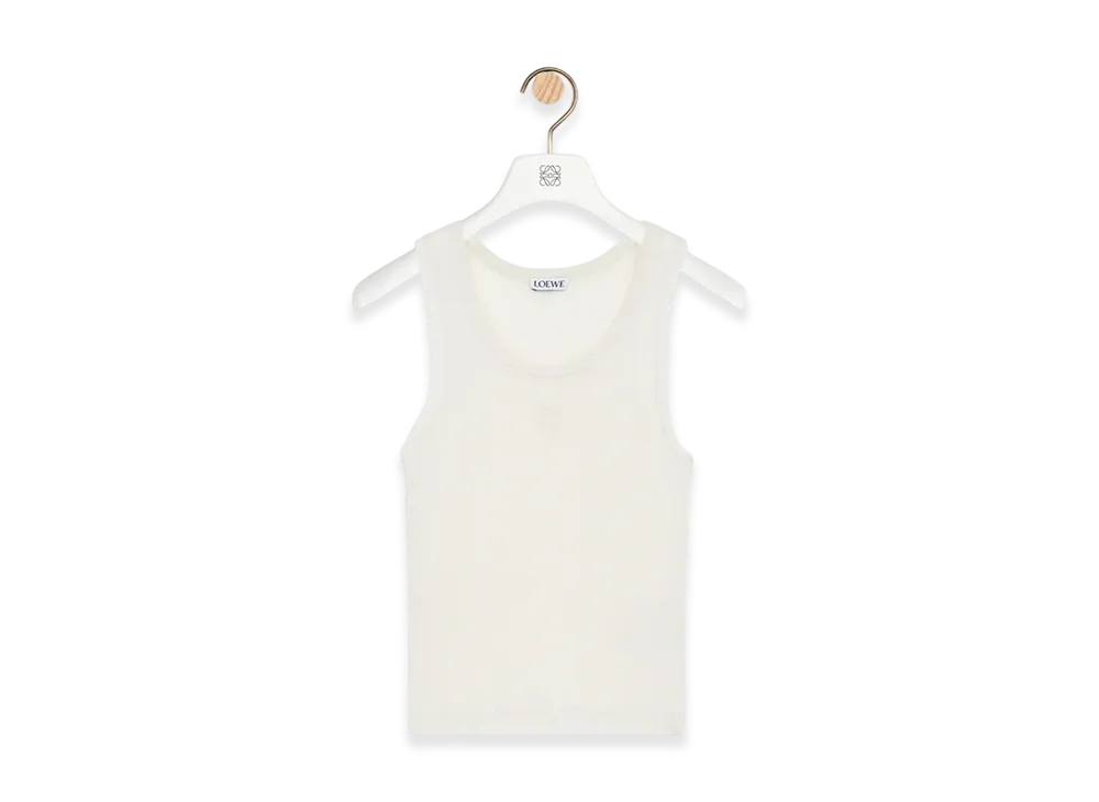 LOEWE Anagram Tank Top "Soft White"