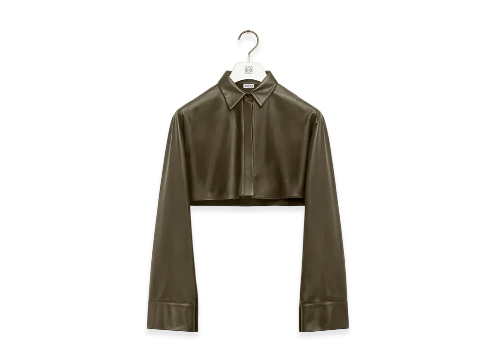 LOEWE Cropped Shirt "Tea Dust Glaze"