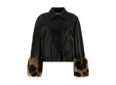 LOEWE Women's Leather Jacket "Black"