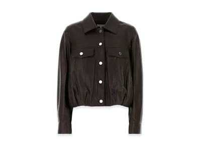 LOEWE Women's Leather Jacket "Chocolate"