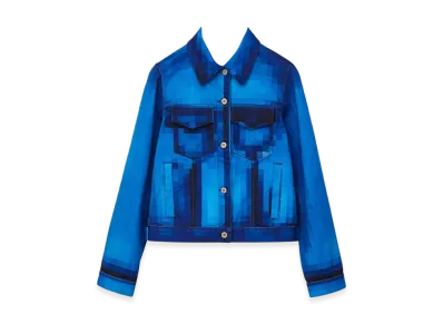 LOEWE Women's Pixelated Jacket Denim "Denim"