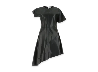 LOEWE Women's Asymmetric Dress "Black"