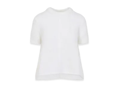 LOEWE Women's Short Sleeve Sweater "White"