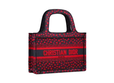 Dior Mini Dior Book Tote "Navy"