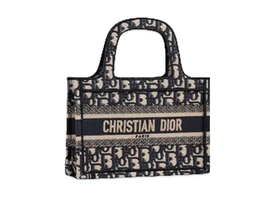 Dior Mini Dior Book Tote "Blue"