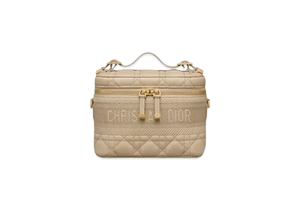Dior Small Diortravel Vanity Case "Beige"