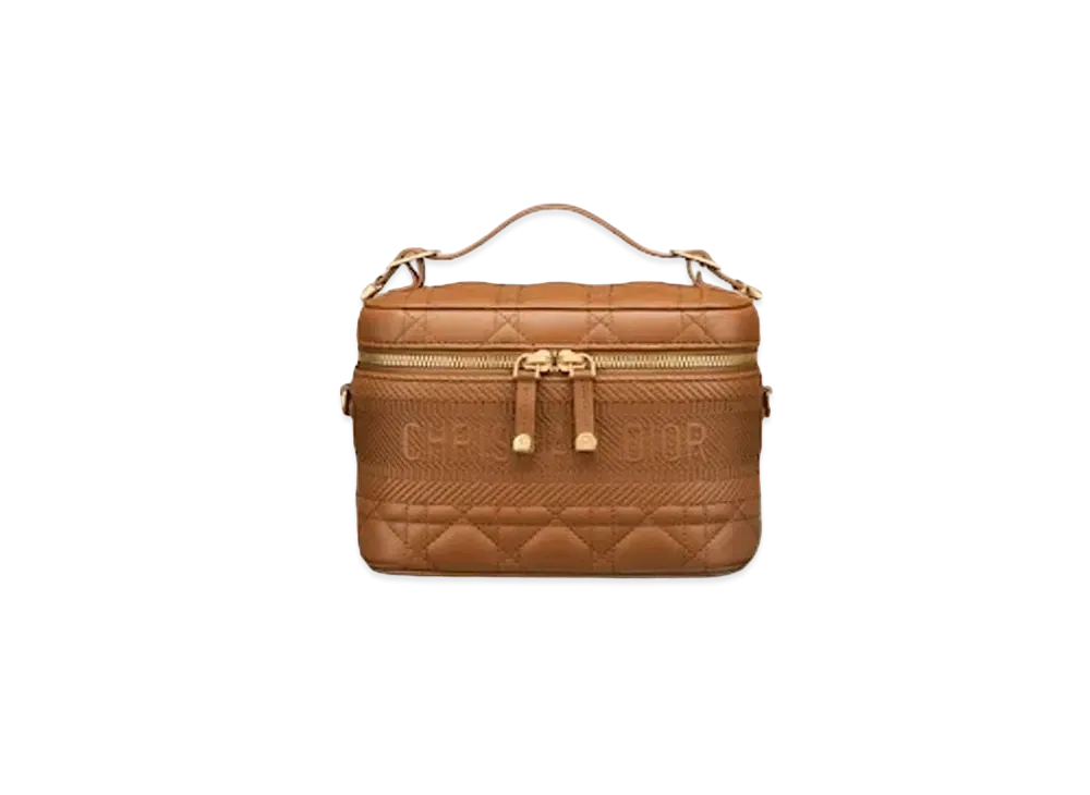 Dior Small Diortravel Vanity Case "Brown"