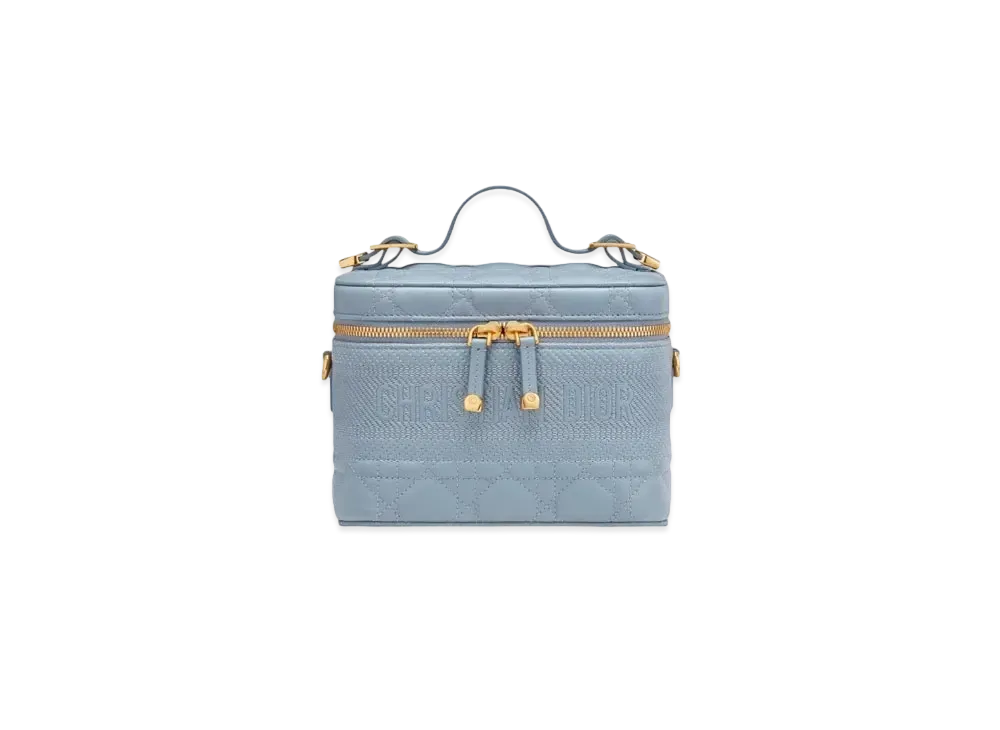 Dior Small Diortravel Vanity Case "Blue"