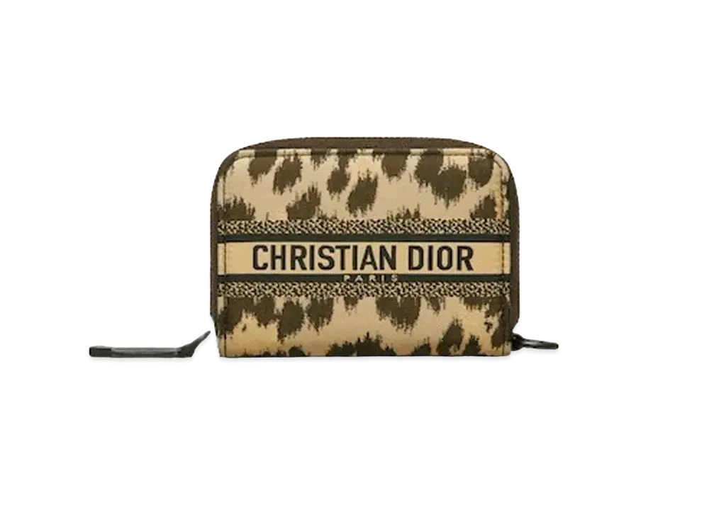 Dior Diortravel Detachable Card Holder "Beige"