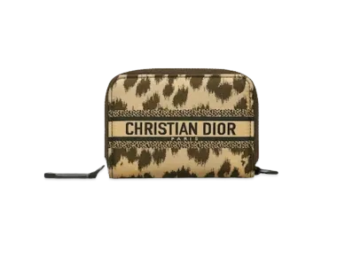Dior Diortravel Detachable Card Holder "Beige"