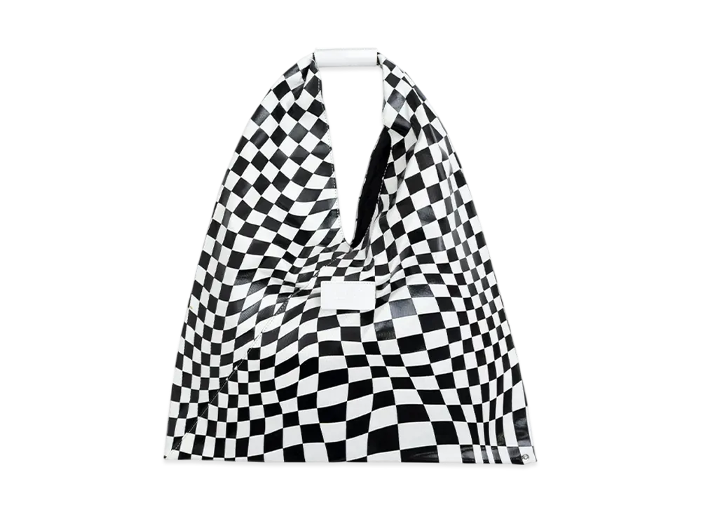 MM6 Maison Margiela Japanese Bag Random Checkered Flag Pattern "Black/White"