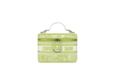 Dior Small Diortravel Vanity Case "Lime"